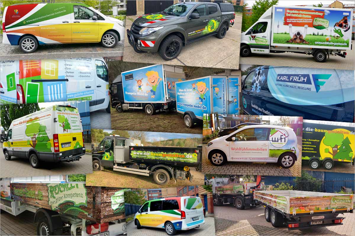 Fahrzeug- und Autowerbung der Werbeagentur für Balingen und Bisingen